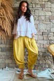 Sundaze Cheesecloth Bloomer Pant Soft Ochre